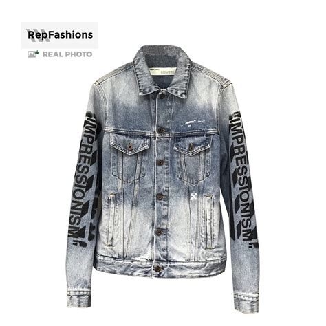 off white denim jacket replica